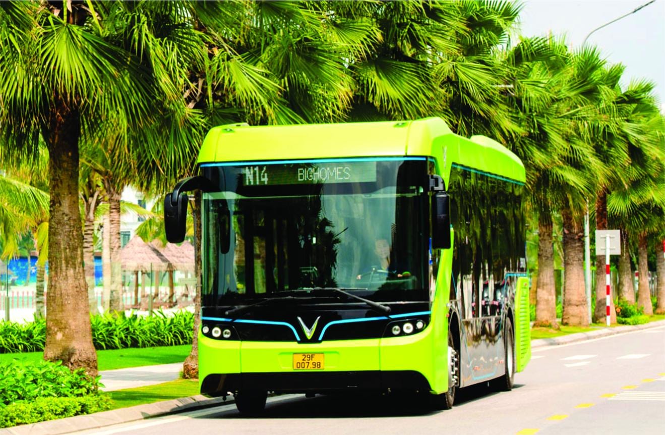 Visitors can use public bus like Vinbus
